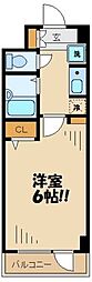 ユーコート千歳烏山 1Kの間取図画像