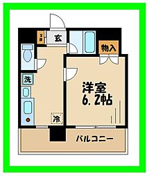 YSビル 1Kの間取図画像