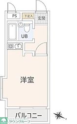 メゾン菊野台 ワンルームの間取図画像