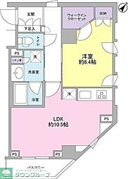 スタイリオ中延駅前 708 7階1LDKの間取り