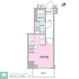 Ｌｏｇ武蔵小山 2階ワンルームの間取り
