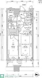目黒第一マンションズ 9階1LDKの間取り