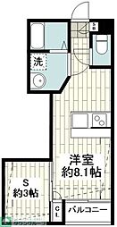 東京モノレール 昭和島駅 徒歩7分の賃貸アパート 3階1SKの間取り