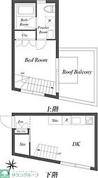 PASEOSANGENJAYA-EAST 1LDKの間取図画像