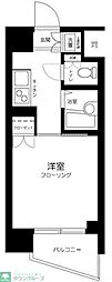 ルーブル池上参番館 1Kの間取図画像