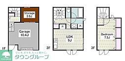 TWEED大森 2SLDKの間取図画像