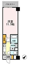 HillFlatOsaki 1Kの間取図画像