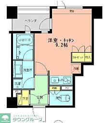 ラフィネジュ学芸大学 ワンルームの間取図画像