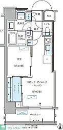 パークアクシス大森山王 1LDKの間取図画像