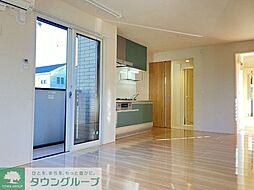 小田急小田原線 鶴川駅 徒歩14分の賃貸アパート 1階1LDKのリビング/ダイニング