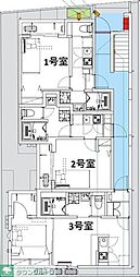 robot home 淵野辺(ロボットホームフチノベ) 1階1Kの間取り