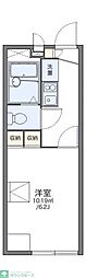 レオパレス嘉悦 1Kの間取図画像