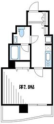 アーバンフラッツ町田 ワンルームの間取図画像