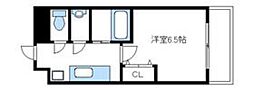 リヴェール相模ヶ丘 1Kの間取図画像
