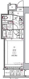 セジョリ新宿西落合 4階1Kの間取り