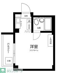 メゾン・ド・モナーク 3階1Kの間取り