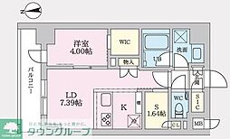 文京区水道1丁目マンション 1SLDKの間取図画像