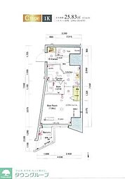 ヴォーガコルテ練馬 3階1Kの間取り