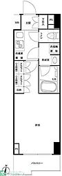 ルーブル池袋弐番館 3階1Kの間取り