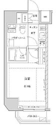 ジェノヴィア東大前グリーンヴェール 1Kの間取図画像