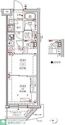クレイシアIDZ中野野方 2Kの間取図画像
