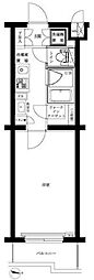 ルーブル新宿西落合八番館 1Kの間取図画像