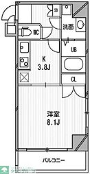 スペーシア高円寺1 1Kの間取図画像