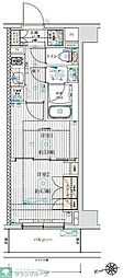 ブライズ中野哲学堂 1Kの間取図画像