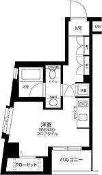 セジョリ早稲田 ワンルームの間取図画像