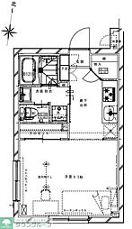 リアルワン要町 ワンルームの間取図画像