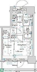ARKMARK四谷左門町 2Kの間取図画像
