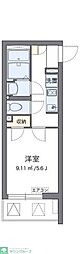 ラウレアガーデン 1Kの間取図画像
