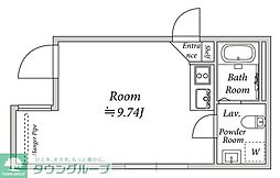 Styles.N ワンルームの間取図画像