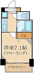 パークヒルズ落合 1Kの間取図画像