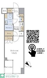 BrilliaistSENDAGAYA 1Kの間取図画像