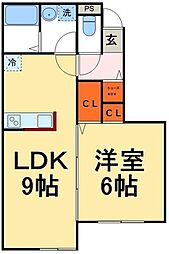 間取図画像 1LDK