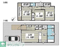 Ｓｕｍａｉ−ｔｏ船橋市三咲01 1階2SLDKの間取り