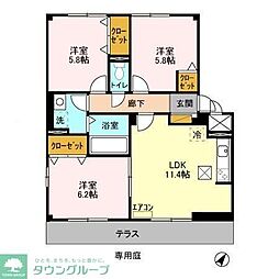 間取図画像 3LDK