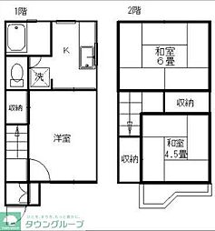 テラスますみ 3Kの間取図画像