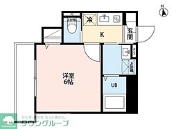 フォート・デルッシMS 1Kの間取図画像