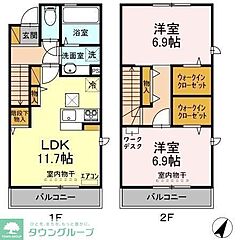 物件の間取り