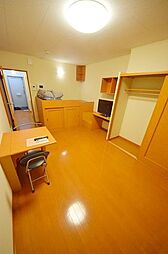 レオパレスプラシード竹丘II 2階1Kのリビング/ダイニング