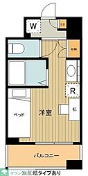 ルフォンエチュード国分寺 9階ワンルームの間取り