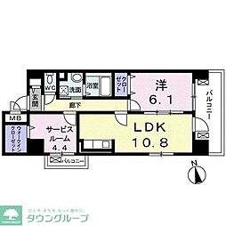 Ｂｅｌｌａ　Ｖｉｓｔａ　西東京 7階1LDKの間取り