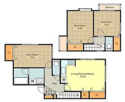 間取図画像 3LDK