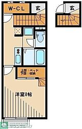 レオネクストフィロ前沢宿1 1Kの間取図画像