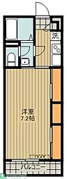 リブリ・ACE2 1Kの間取図画像