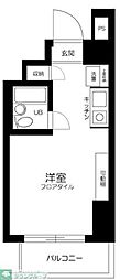 サンパレス南町 1Kの間取図画像