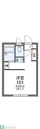 レオパレスフォレスト 1Kの間取図画像