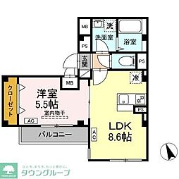 間取図画像 1LDK